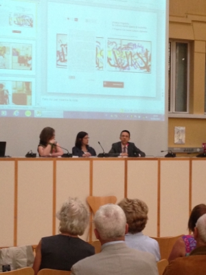 L'assessore Christian Tommasini alla presnetazione del volume "Intrecci migranti: cultura come spazio di incontro - Il progetto Con nuove culture a Bolzano"