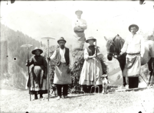 contadini ladini  foto storica (museum ladin)
