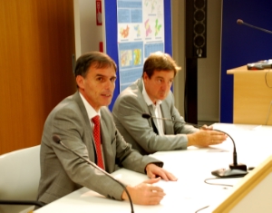 L'assessore Richard Theiner ed il dott. Lino Wegher