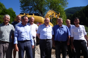 Bacini montani: Sopralluogo del presidente Durnwalder a Castelrotto, Fié, Tires e Cornedo