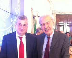 L'assessore provinciale Florian Mussner a Roma assieme al ministro per la coesione territoriale Carlo Trigilia