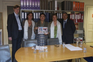 Ministro degli Interni del Governo tibetano in esilio in visita a Palazzo Widmann
