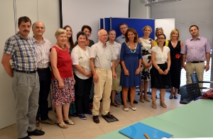 Foto di gruppo della prima riunione della Consulta per la famiglia
