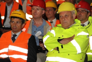Il punto della situazione nel cantiere di Mules: Durnwalder e Lupi alla presentazione dei dati