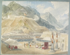 L'inaugurzione del Forte di Fortezza nel dipinto di Gurk