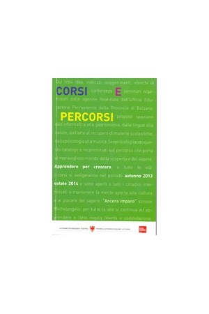 Bollettino "Corsi&Percorsi" autunno 2013- estate 2014