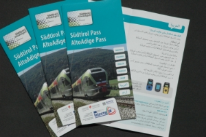 Alto Adige Pass: opuscolo informativo in 7 lingue