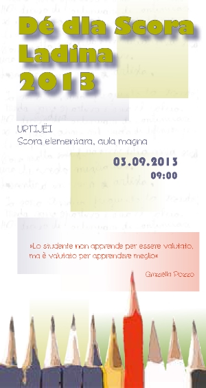 Giornata della scuola ladina: appuntamento a Ortisei il 3 settembre
