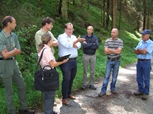 L'assesore Pichler Rolle nel corso dell'incontro