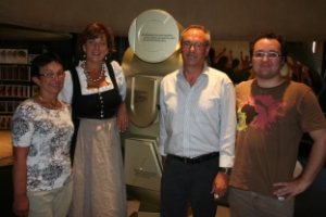 L'assessora Kasslatter Mur nel corso della sua visita al MuseoPassiria