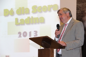 L'assessore Florian Mussner nel corso del suo intervento