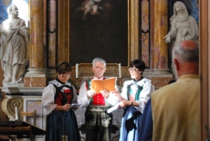 Il gruppo "Oberreiner Dreigesang"