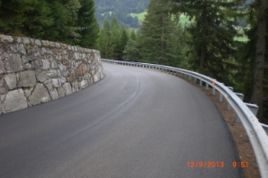 Statale di passo Rombo: rettificato tratto stradale sopra Moso in Passiria