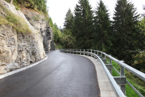 Il nuovo tratto stradale Moso-Stulles