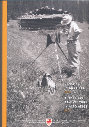 La cover del volume "Tutela dei Beni culturali in Alto Adige 2011"
