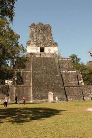 Un'immagine dei templi Maja del Guatemala