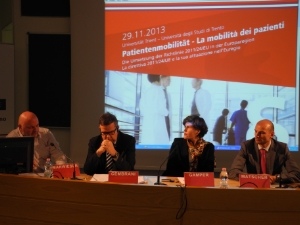 Alla discussione hanno preso parte esperti del settore giuridico e sanitario