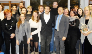 A trenta laureati nell'ambito del Premio Claudia Augusta l'assessore provinciale Christian Tommasini (al centro nella foto).
