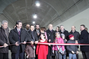L'inauguratzione della nuova galleria di Laives
