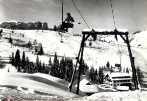 Idee innovative del passato, la seggiovia Monte Piz sull'Alpe di Siusi nel 1949