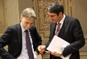 Il Presidente della Provincia Arno Kompatscher a colloquio con il Ministro agli affari regionali Graziano Delrio