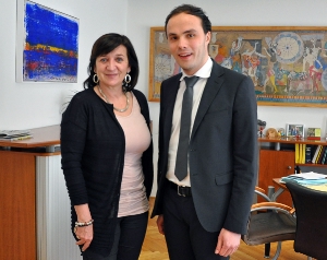 Collaborazione Innsbruck-Bolzano: gli assessori alla cultura Beate Palfrader e Philipp Achammer