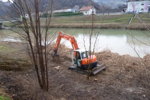 Avviati lavori lungo gli argini del fiume Adige fra Merano e Salorno