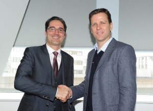 Il Presidente Arno Kompatscher con il Team Manager della nazionale tedesca Oliver Bierhoff