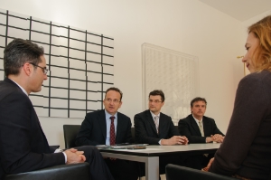 I vertici dell'Ordine dei commercialisti ricevuti a Palazzo Widmann dal Presidente Arno Kompatscher