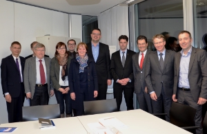 L'assessora Martha Stocker con la delegazione del SWR
