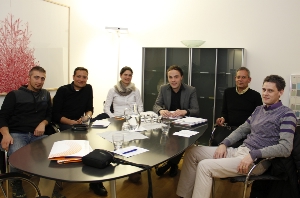 L'assessore Philipp Achammer con la delegazione dell'SJR