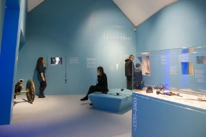 Una sala dell'esposizione