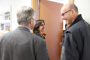 L'assessora provinciale al personale Waltraud Deeg in visita alla Ripartizione Mobilità