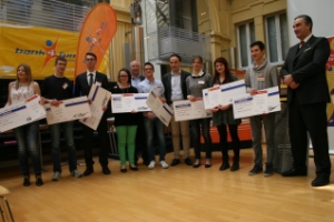 XI edizione del concorso di retorica. L'assessore Achammer nel corso della premiazione