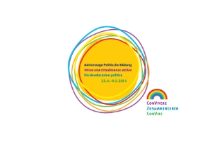 Il logo delle giornate della cittadinanza attiva 2014
