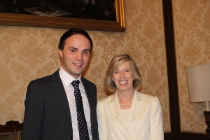 L'assessore Philipp Achammer con il ministro Stefania Giannini a Roma