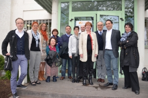 L'ass. Stocker con i collaboratori del Distretto servizi sociali Bolzano/Centro - Bolzano/Rencio e del relativo Servizio per l'integrazione