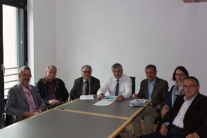 Incontro associazione “Amici della Ferrovia“ con l’assessore provinciale alla mobilità Florian Mussner (Foto: Dipartimento Mobilità)