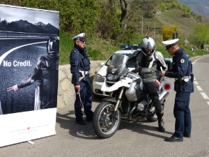Quattro azioni informative contro gli infortuni in moto