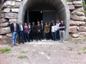 Delegazione di esperti italiani in visita alla Galleria di Laives
