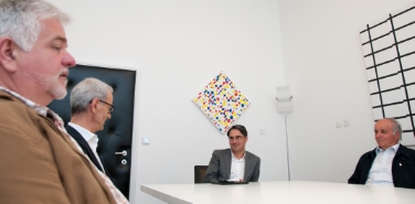 Incontro del presidente Kompatscher con il nuovo Comitato provinciale comunicazioni. Foto: USP/ohn.