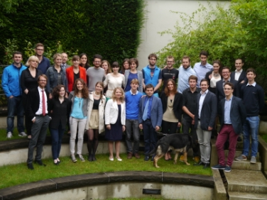 I partecipanti alla quarta edizione dell'Alpeuregio Summer School a Bruxelles