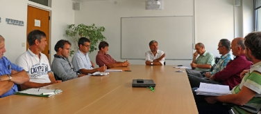 L'assessore Schuler durante l'incontro con i rappresentanti delle organizzazioni di settore (Foto USP/mac)
