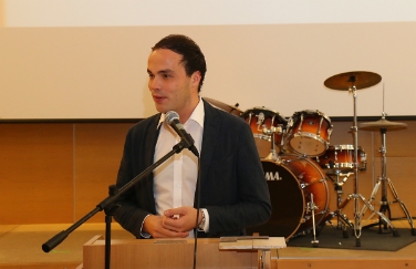L'assessore provinciale Philipp Achammer alla conferenza di apertura del nuovo anno scolastico 2014/2015
