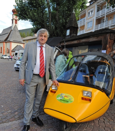 L'assessore Mussner alla Eco-Dolomites