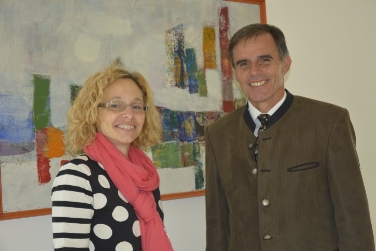L'incontro fra la Difensora civica Gabriele Morandell e l'assessore Richard Theiner