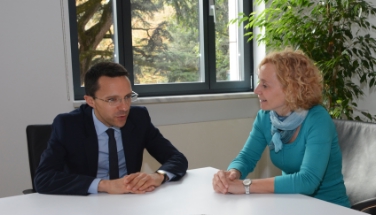 L'assessore Christian Tommasini con la difensora civica, Gabriele Morandell