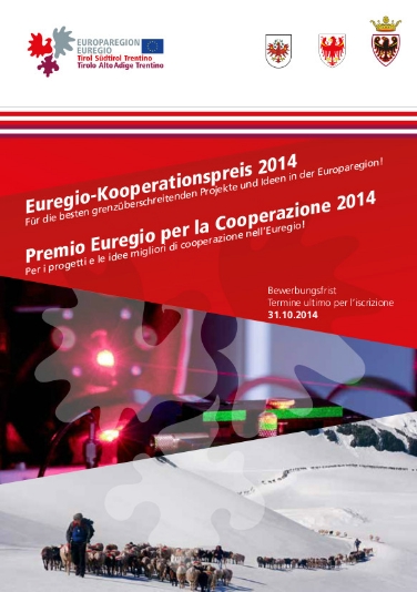 Premio Euregio per la cooperazione, iscrizioni sino al 31 ottobre