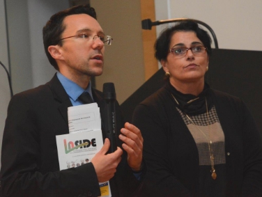 L'assessore, Christian Tommasini, e l'intendente scolastica, Nicoletta Minnei