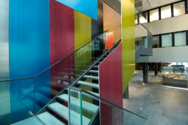 "Volumen (CMYK)", un'opera dell'artista altoatesino Philipp Messner